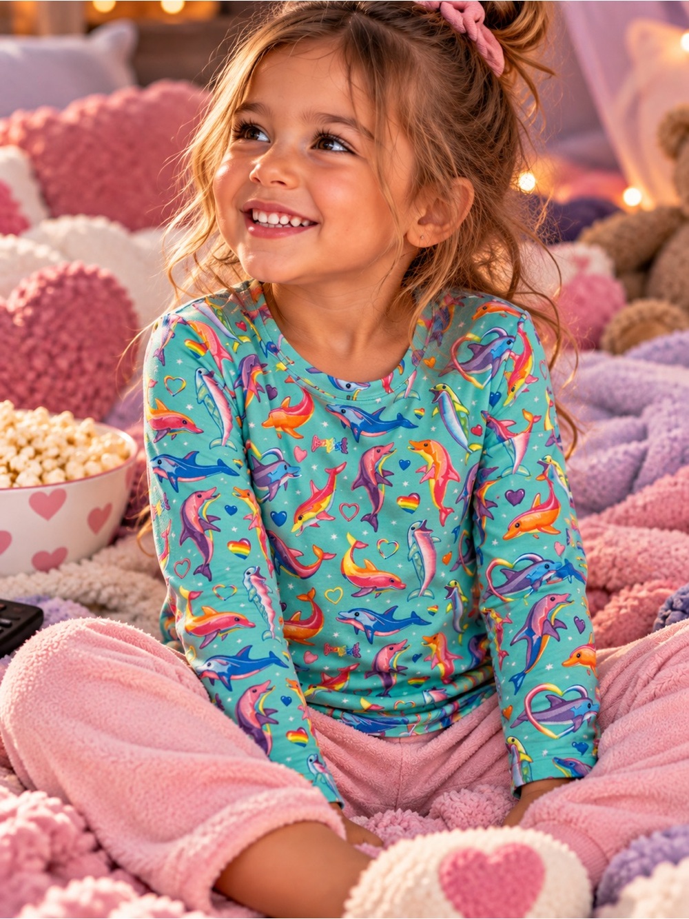 The Fantastic World of Lisa Frank x Posh Peanut Top Size 3T-4T